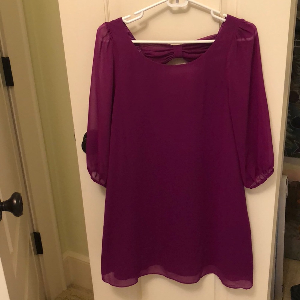 Purple dress